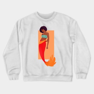 African Mermaid Crewneck Sweatshirt